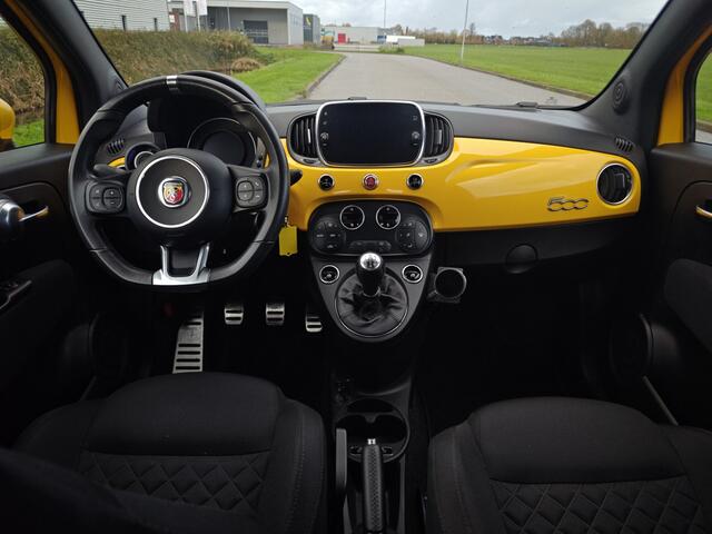 Abarth 595 145PK Giallo Modena | Sport uitlaat