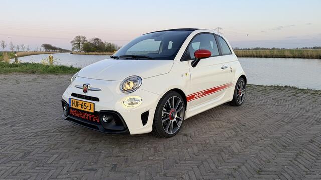 Abarth 595 595c MTA Turismo Pista 1.4 T-Jet Abarth MTA Turismo 165 pk Classico Pista F1 Unieke Abarth 595 MTA Cabriolet Leder bruin 17" Classic Abarth look