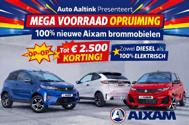 Aixam CITY Pack 45KM/H DIESEL AUT. TWO TONE | RADIO | € 672 KORTING