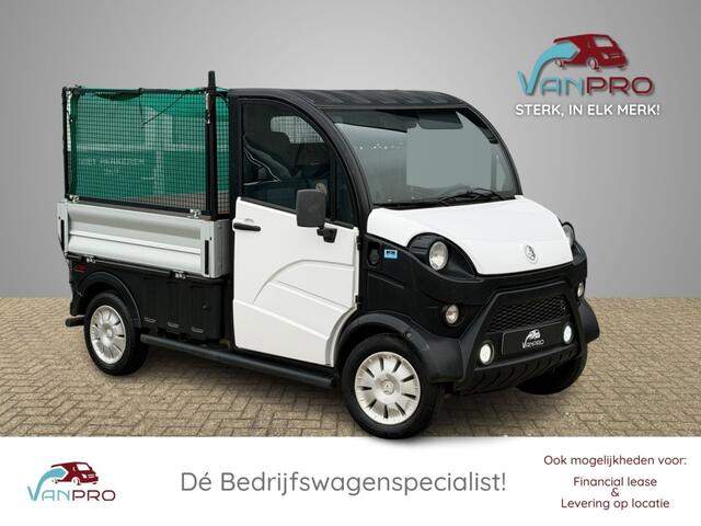 Aixam e-Truck M12RS Open laadbak / Webasto Standkachel / Sidebars / Incl bladrek