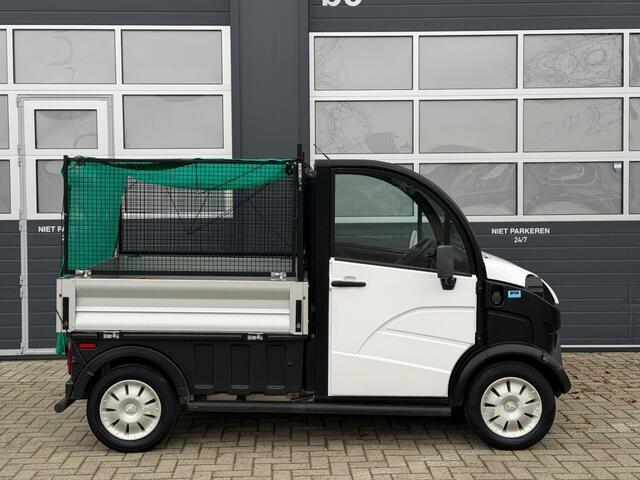Aixam e-Truck M12RS Open laadbak / Webasto Standkachel / Sidebars / Incl bladrek
