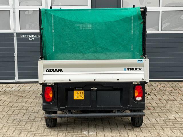 Aixam e-Truck M12RS Open laadbak / Webasto Standkachel / Sidebars / Incl bladrek