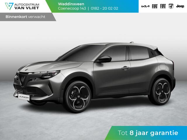 Alfa Romeo Junior Elettrica Speciale 54 kWh | Techno Pack | Warmtepomp | Verwarmbare Voorruit | Arese Silver