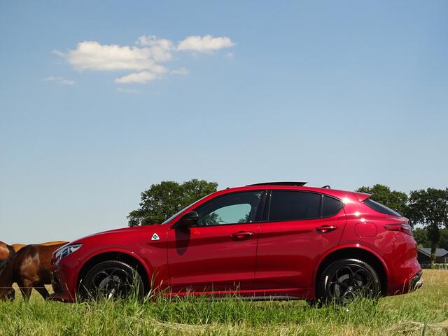 Alfa Romeo Stelvio 2.9 V6 AWD QV | Ragazzon | Carbon | Carplay | Dak | Rosso 8C | Uniek!