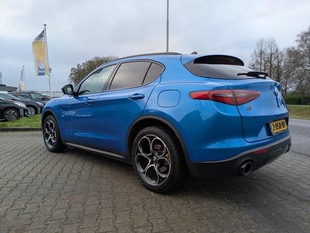 Alfa Romeo Stelvio 2.0 T AWD B-TECH I Arienzo Blue I 280 pk I Panorama I Teledial velgen I Ragazzon uitlaat