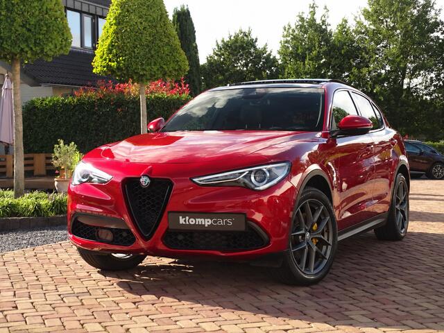 Alfa Romeo Stelvio 2.0 T AWD !Veloce stoelen! 8C Rosso | Pano | Carplay | H+K | Diff.TI | Black Edition | FULL OPT.