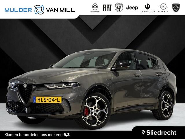 Alfa Romeo Tonale Veloce 1.5T Hybrid 160pk AUTOMAAT H&K | LEDER | 360° CAMERA | ELEKTR. A.KLEP | STOELKOELING | NAVI | ADAPTIVE CRUISE | ALL-SEASONBANDEN