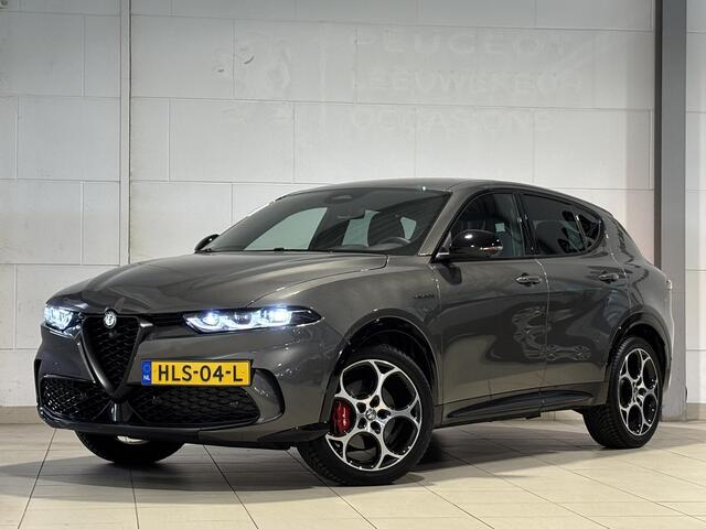 Alfa Romeo Tonale Veloce 1.5T Hybrid 160pk AUTOMAAT H&K | LEDER | 360° CAMERA | ELEKTR. A.KLEP | STOELKOELING | NAVI | ADAPTIVE CRUISE | ALL-SEASONBANDEN