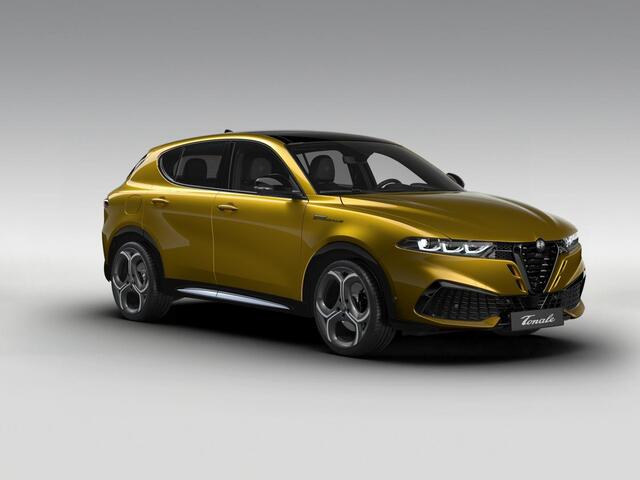 Alfa Romeo Tonale Ibrida Plug-In Q4 270pk AWD Sport Speciale | Pack Tech | Schuif/Kanteldak | Giallo Ocra | Matrix Led | Harman Kardon