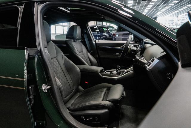 Alpina B4 GT Gran Coupe *Nr. 50 / Brewster Green / Schuif-/kanteldak / Harman Kardon / Standverwarming / Keyless / HUD / Surround-View*