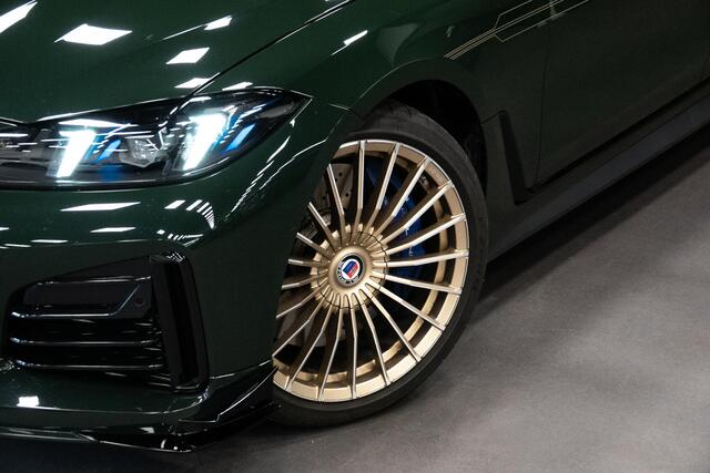 Alpina B4 GT Gran Coupe *Nr. 50 / Brewster Green / Schuif-/kanteldak / Harman Kardon / Standverwarming / Keyless / HUD / Surround-View*