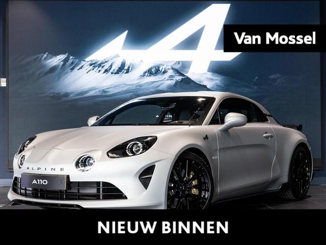 Alpine A110 1.8 Turbo GTS | 300PK | GTS-AERO KIT | TITANIUM AKRAPOVIC UITLAAT | ZWARTE COMFORT STOELEN | 18" GT-RACE HOOGGLANS | BREMBO GOUDEN REMKLAUWEN |