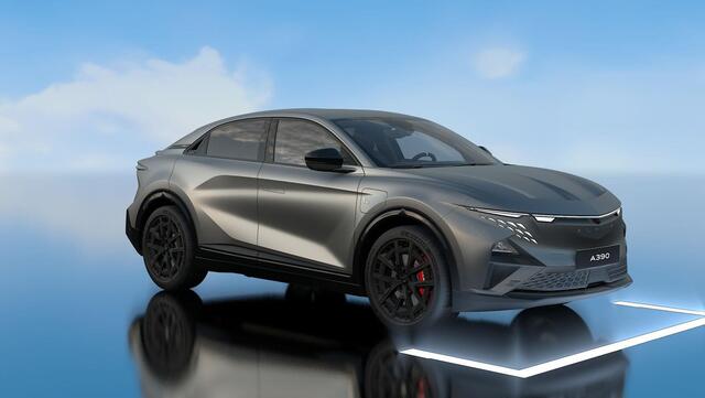 Alpine A390 GT | Gris Tonnerre mat | Pack Driving: Active Driver Assist, Emergency Brake Assist & Handsfree Parking | Devialet® XtremeSound audiosysteem | Decorpanelen dashboard en middenconsole in geweven carbon | Alpine sportstoelen met geperforeerd Alcantara®, el