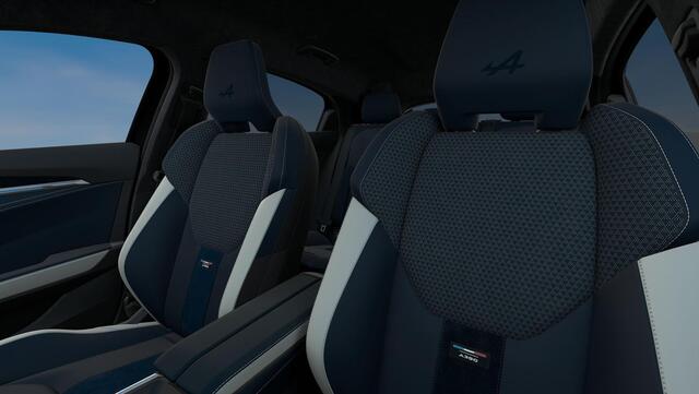 Alpine A390 GT | Blanc Topaze | Pack Driving: Active Driver Assist, Emergency Brake Assist & Handsfree Parking | Devialet® XtremeSound audiosysteem | Decorpanelen dashboard en middenconsole in forged carbon | Zwarte hemelbekleding in Alcantara®
