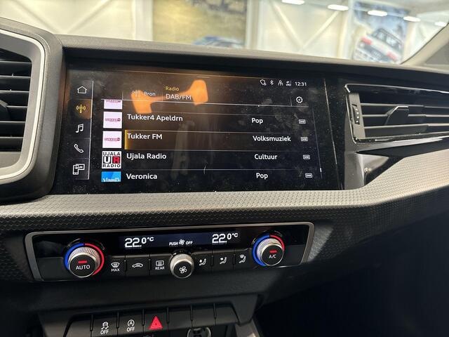 Audi A1 Sportback 30 Tfsi 110pk Advanced edition · Apple/Android Car Play · P-Sensoren · Cruise Control · Climatronic · DAB · 17'' Inch · Garantie t/m 01-05-2027 of 100.000km