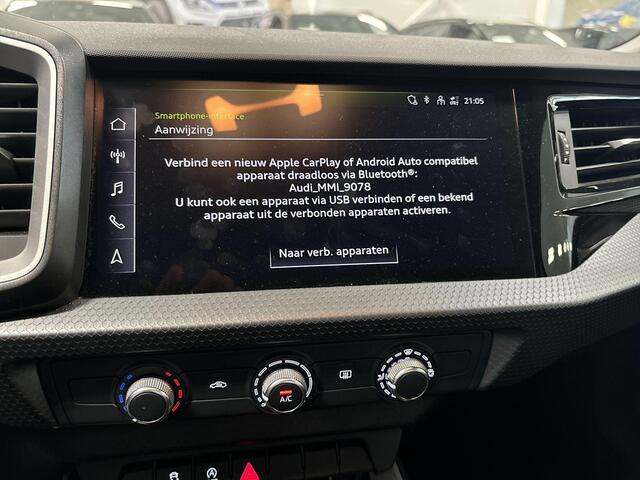 Audi A1 Sportback 25 Tfsi 95pk Advanced edition · Apple/Android Car Play · P-Sensoren · Cruise Control · DAB · Virtual Cockpit · 17'' Inch · Garantie t/m 03-10-2027 of 100.000km
