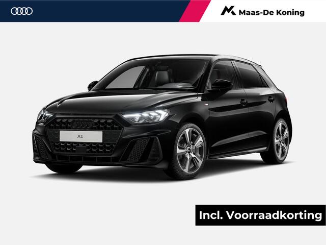 Audi A1 Sportback 25 TFSI S edition 95 PK · Achteruitrijcamera · Optiekpakket zwart plus · Privacy glas · Stoelverwarming voorin