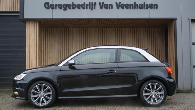 Audi A1 1.0 TFSI 95pk 3Drs 2x S-Line Automaat Pano.Dak BOSE Navi LED 17inch LM *Zeer Nette A1* NL auto!