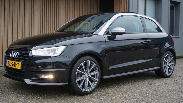 Audi A1 1.0 TFSI 95pk 3Drs 2x S-Line Automaat Pano.Dak BOSE Navi LED 17inch LM *Zeer Nette A1* NL auto!