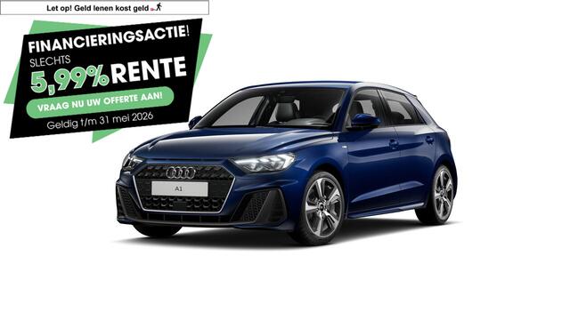 Audi A1 Sportback 25 TFSI S edition | 95 PK | Automaat | Climate control | S line | Cruise control | Apple Carplay/Android Auto |