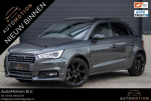 Audi A1 Sportback 1.0 TFSI Sline PANO PARKEERSENSOR CRUISE LED 17 INCH