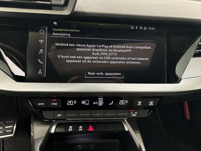 Audi A3 Limousine 30 Tfsi 110pk S-tronic S edition · Panoramadak · Apple/Android Car Play · Navi · Zwart Optiek · 17'' Inch · Garantie t/m 24-03-2028 of 100.000km