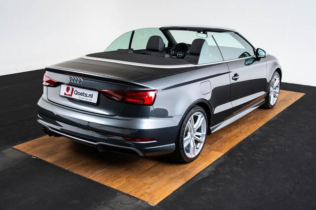 Audi A3 Cabriolet 1.5 TFSI CoD Sport S Line Edition S line exterieur - Windschot - Verwarmbare voorstoelen - Hoofdruimteverwarming - Wegrijassistent - Sportonderstel - Lichtpakket - Parkeerhulp plus - MMI navigatie -