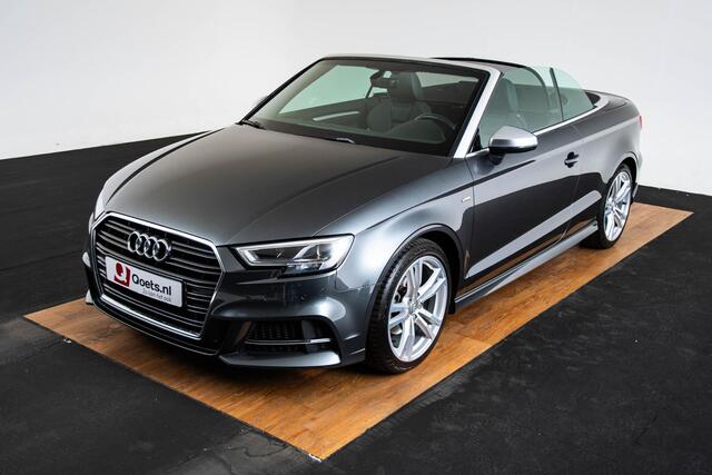 Audi A3 Cabriolet 1.5 TFSI CoD Sport S Line Edition S line exterieur - Windschot - Verwarmbare voorstoelen - Hoofdruimteverwarming - Wegrijassistent - Sportonderstel - Lichtpakket - Parkeerhulp plus - MMI navigatie -