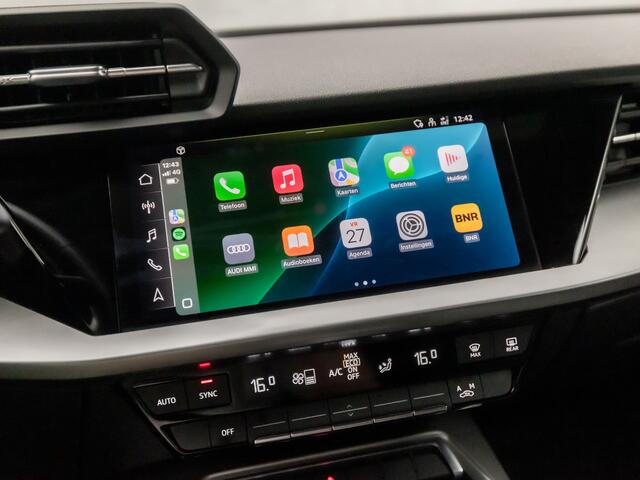 Audi A3 Limousine 30 TFSI Sport Automaat (APPLE CARPLAY, GROOT NAVI, GETINT GLAS, SPORTSTOELEN, CRUISE, CLIMATE, LANE ASSIST, NIEUWSTAAT)