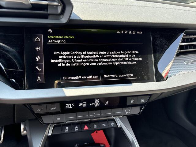 Audi A3 Limousine 30 Tfsi 115pk S-tronic S edition · Camera · Apple/Android Car Play · Navi · ACC · P-Sensoren · Parkeerassistent · 17'' Inch · garantie t/m 16-12-2028 of 100.000km