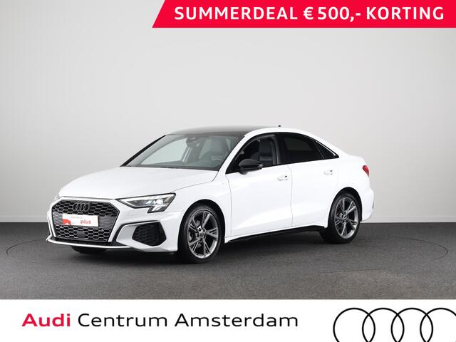 Audi A3 Limousine 30 TFSI S edition 110pk | 18 inch lichtmetalen velgen | Zwart dak | Verlengde garantie | Navigatie