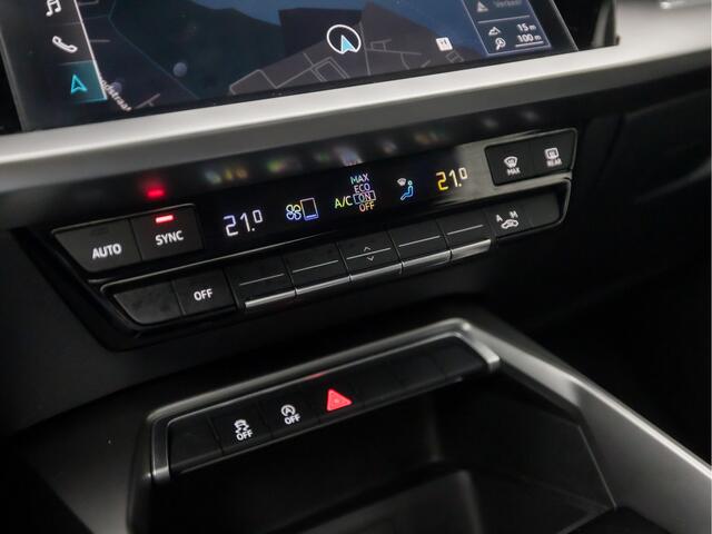 Audi A3 Limousine 35 TFSI Sport 150Pk Automaat (APPLE CARPLAY, GROOT NAVI, CLIMATE, GETINT GLAS, PARKEERSENSOREN, SPORTSTOELEN, LED KOPLAMPEN, CRUISE, NIEUWE APK, NIEUWSTAAT)