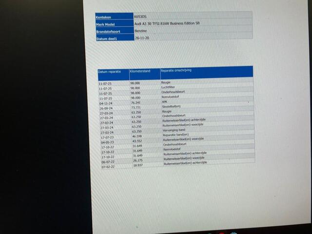 Audi A3 Sportback 30 TFSI Business edition - Carplay, Navi, Cruise