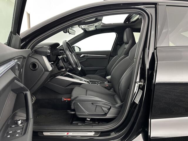 Audi A3 Limousine 35 TFSI S-edition (INCL-BTW) Aut. *PANO | ADAPTIVE-CRUISE | LEATHER-FABRIC | FULL-LED | DIGI-COCKPIT | AMBIENT-LIGHT | SPORT-SEATS | DIGI-COCKPIT | NAVI-FULLMAP | PRIVACY-GLASS | SHIFT-PADDLES | DAB+ | ECC | P