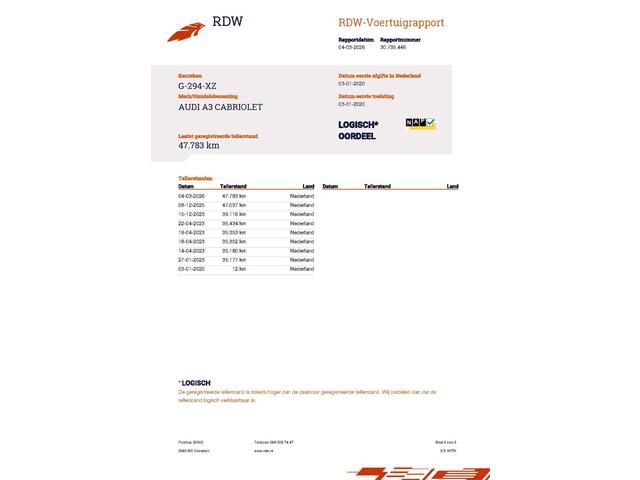 Audi A3 Cabriolet 35 TFSI CoD Advance Sport S-Line Edition/Navi/47dkm...