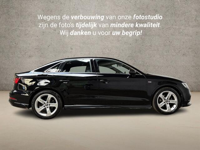 Audi A3 Limousine 1.0 TFSI S-Line Sport (2X S-LINE, BANG&OLUFSEN, APPLE CARPLAY, GROOT NAVI, LEDER, DYNAMISCHE KNIPPERLICHTEN, SPORTSTOELEN, CRUISE, PARKEERSENSOREN, NIEUWSTAAT)