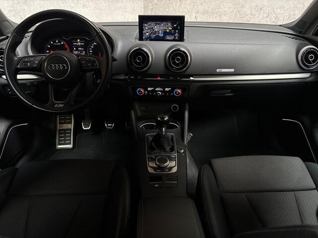 Audi A3 Limousine 1.0 TFSI S-Line Sport (2X S-LINE, BANG&OLUFSEN, APPLE CARPLAY, GROOT NAVI, LEDER, DYNAMISCHE KNIPPERLICHTEN, SPORTSTOELEN, CRUISE, PARKEERSENSOREN, NIEUWSTAAT)