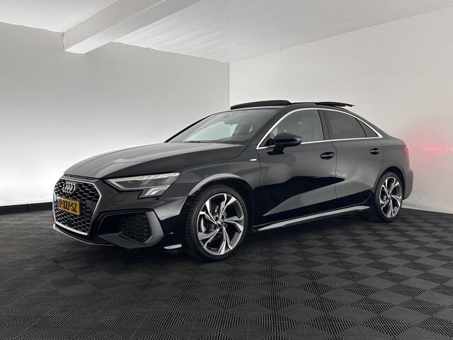 Audi A3 Limousine 30 TFSI S edition S-Line Aut. *PANO | LEATHER-FABRIC | FULL-LED | AMBIENTLIGHT | SPORTSEATS | DIGI-COCKPIT | NAVI-FULLMAP | PRIVACYGLASS | SHIFTPADDLES | DAB+ | CRUISE | PDC | 18"ALU*