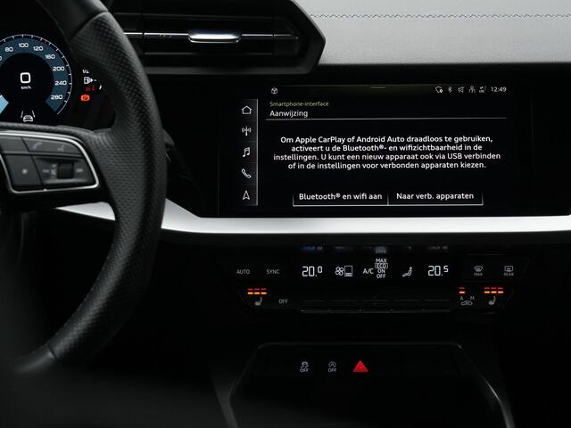 Audi A3 Limousine 35 TFSI 150 pk S-tronic S-Line | Trekhaak | Achteruitrijcamera | Adaptive Cruise | Stoelverwarming | Carplay