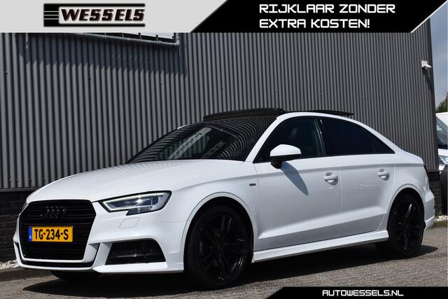 Audi A3 Limousine 1.5 TFSI 2x S Line Edition NL-auto, Panorama, Glacier White Metallic, LED