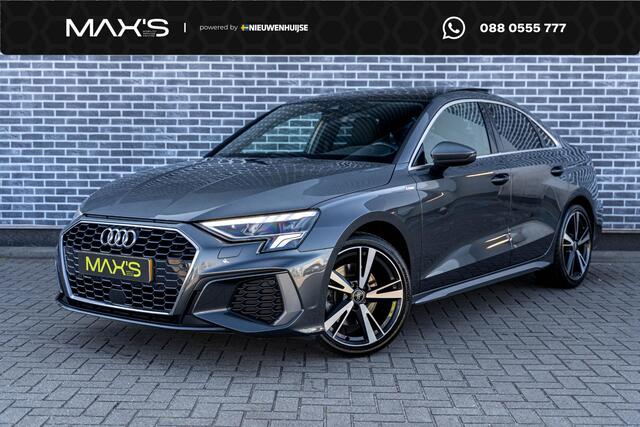 Audi A3 Limousine 30 TFSI S-Tronic S edition | Panoramadak | Bang Olufsen Audio | Lichtmetalen Velgen 18 inch | Carban Achterspoiler | Privacy Glas | Virtual Cockpit | MMI Navigatie | Parkeersensoren | Apple Carplay | Android Auto | Climate Control | Cruise Contr