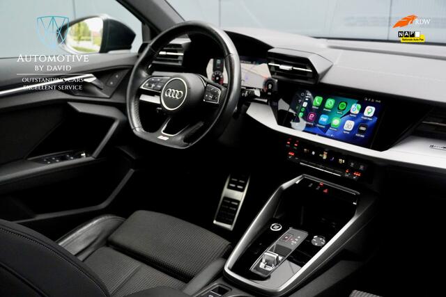 Audi A3 Limousine 35 TFSI 150 pk S EDITION ONE AUTOMAAT / 3 x S LINE / APPLE CARPLAY / AUDI SPORT 18 INCH LMV / MATRIX LED / ZWART OPTIEKPAKKET / VIRTUAL COCKPIT