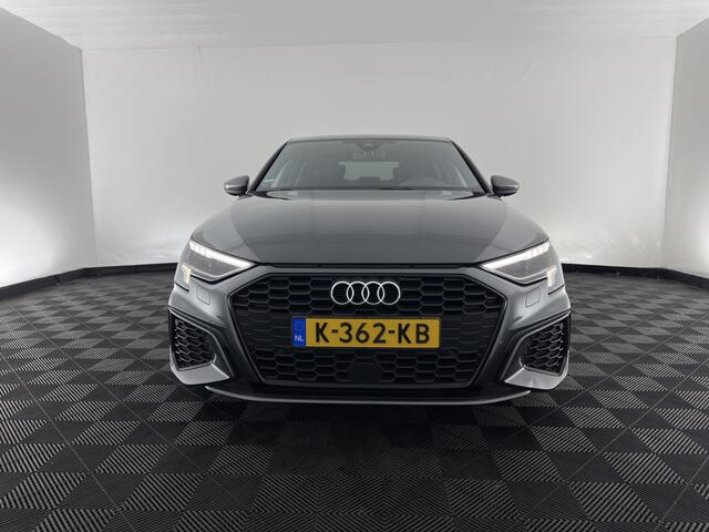 Audi A3 Limousine 35 TFSI S edition (INCL-BTW) *AUT | 1/2 LEATHER | MATRIX-LED | HEATED-SPORTSEATS | CRUISE | CAMERA | DIGI-COCKPIT | NAVI-FULLMAP | PRIVACY-GLASS | AMBIENT-LIGHT | ECC | PDC | 18''ALU*
