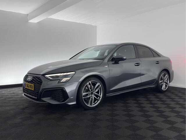 Audi A3 Limousine 35 TFSI S edition (INCL-BTW) *AUT | 1/2 LEATHER | MATRIX-LED | HEATED-SPORTSEATS | CRUISE | CAMERA | DIGI-COCKPIT | NAVI-FULLMAP | PRIVACY-GLASS | AMBIENT-LIGHT | ECC | PDC | 18''ALU*