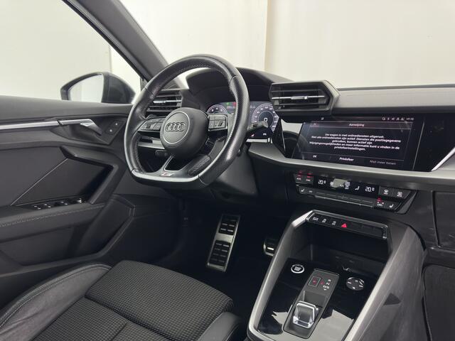 Audi A3 Limousine 35 TFSI S edition (INCL-BTW) *AUT | 1/2 LEATHER | MATRIX-LED | HEATED-SPORTSEATS | CRUISE | CAMERA | DIGI-COCKPIT | NAVI-FULLMAP | PRIVACY-GLASS | AMBIENT-LIGHT | ECC | PDC | 18''ALU*