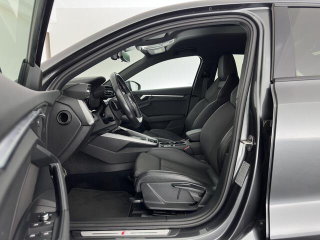 Audi A3 Limousine 35 TFSI S edition (INCL-BTW) *AUT | 1/2 LEATHER | MATRIX-LED | HEATED-SPORTSEATS | CRUISE | CAMERA | DIGI-COCKPIT | NAVI-FULLMAP | PRIVACY-GLASS | AMBIENT-LIGHT | ECC | PDC | 18''ALU*