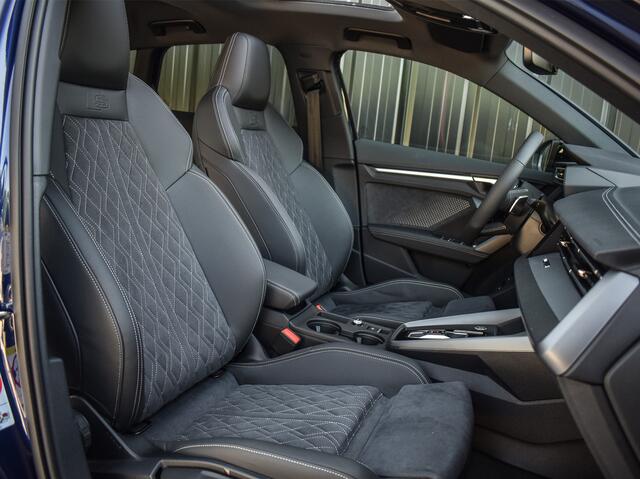 Audi A3 SPORTBACK 45 TFSI e S EDITION COMPETITION | PANORAMADAK | S-SEATS | ADAPTIVE CRUISE | SONOS SOUND | CAMERA | BLACK-OPTIC | AMBIANCE INTERIEUR