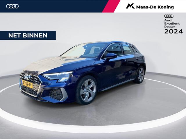 Audi A3 SPORTBACK 35 Tfsi 150pk S-tronic S edition · Apple/Android Car Play · Navigatie · P-Sensoren · Cruise Control · Sportstuur · 17'' Inch ·