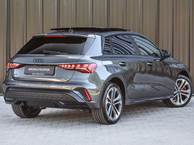 Audi A3 SPORTBACK 45 TFSI e S EDITION COMPETITION | PANORAMADAK | S-SEATS | ADAPTIVE CRUISE | SONOS SOUND | CAMERA | BLACK-OPTIC | AMBIANCE INTERIEUR
