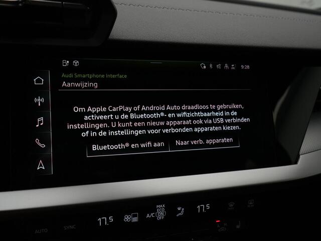 Audi A3 SPORTBACK S edition Competition 45 TFSI e 245 pk S-tronic | Stoelverwarming | Parkeersensoren achter | Leder | Cruise | 18 inch